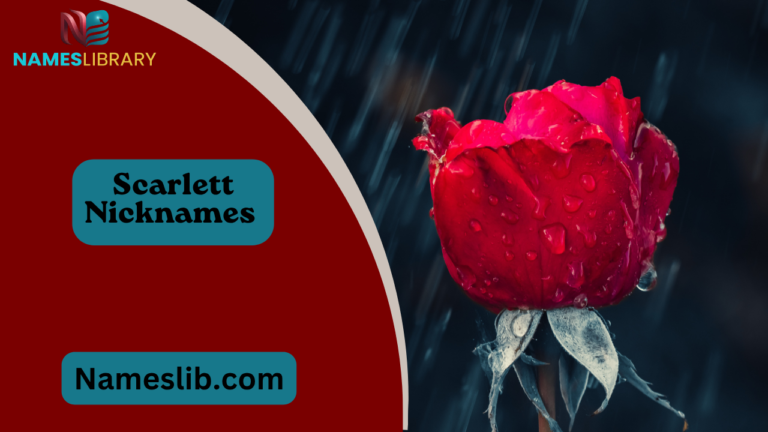 Scarlett Nicknames List: Scar, Lettie & 260+ More You'll Love