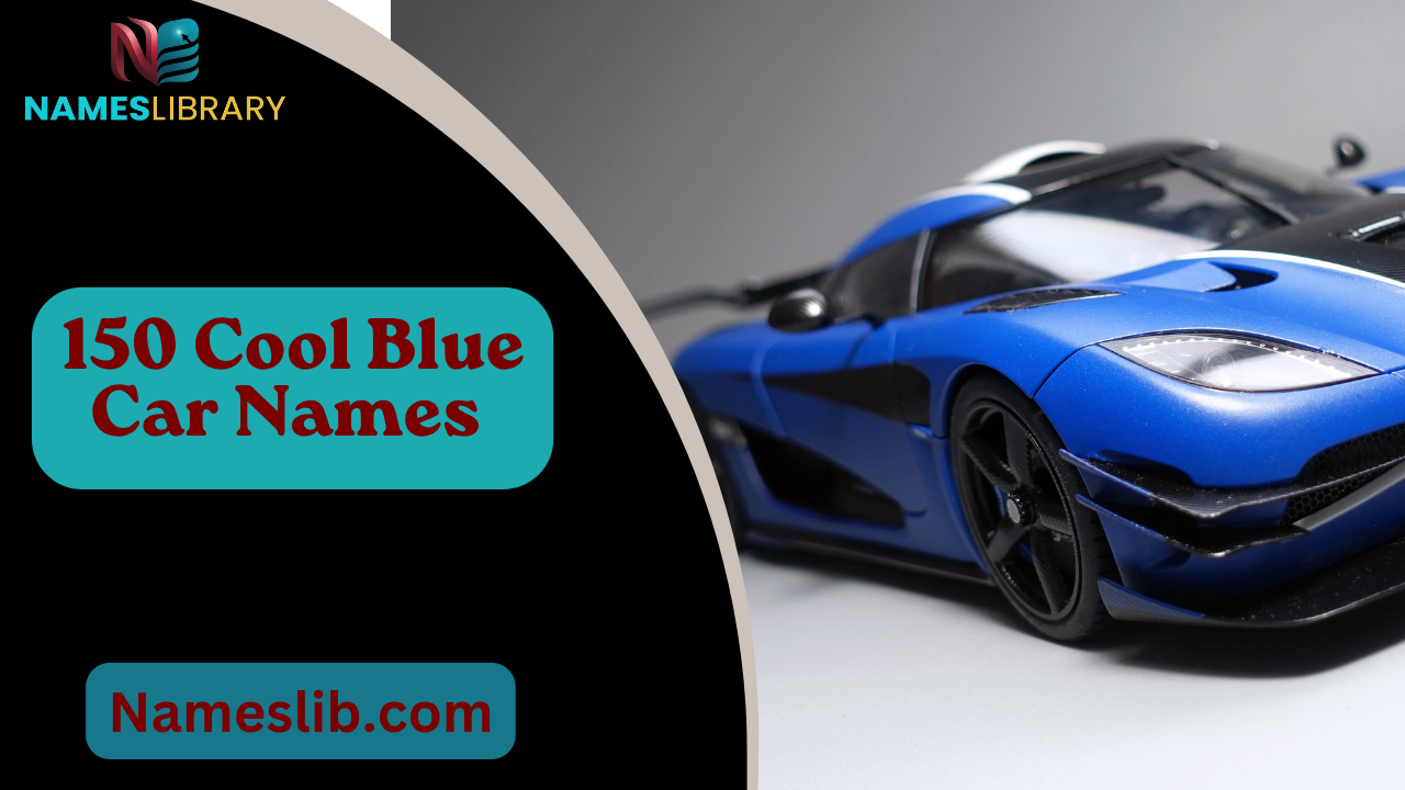 160 Cool Blue Car Names That Stand Out