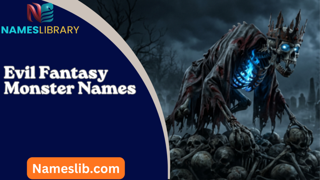 Evil Fantasy Monster Names