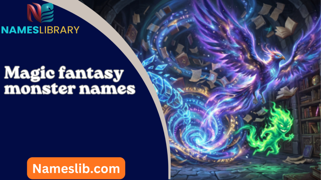 Magic fantasy monster names