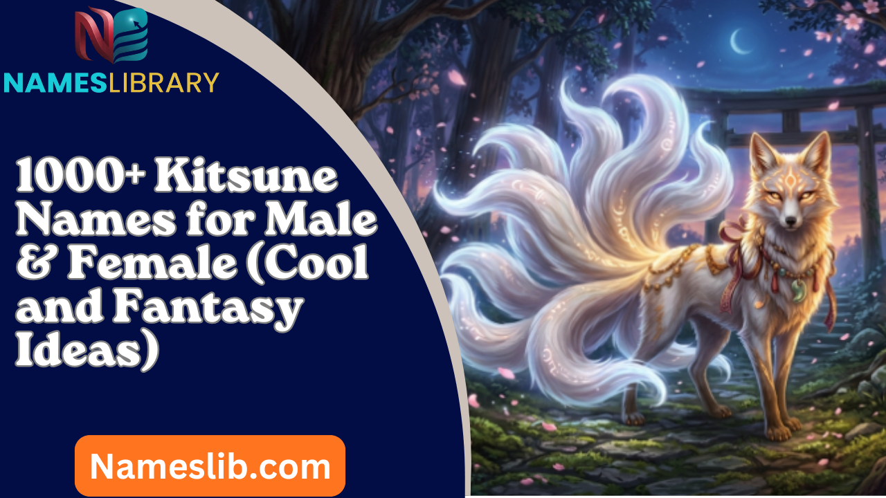 1000+ Kitsune Names for Male & Female (Cool and Fantasy Ideas)