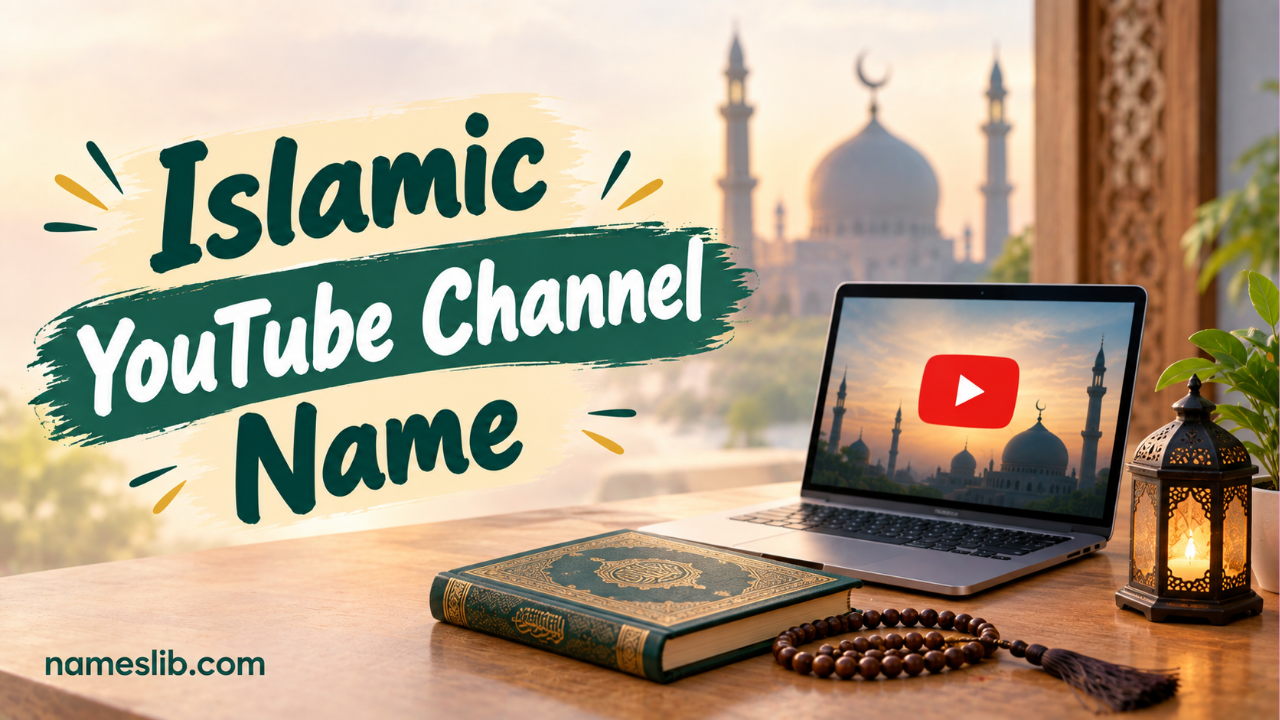 1170+ Powerful Islamic YouTube Channel Name Ideas 2026