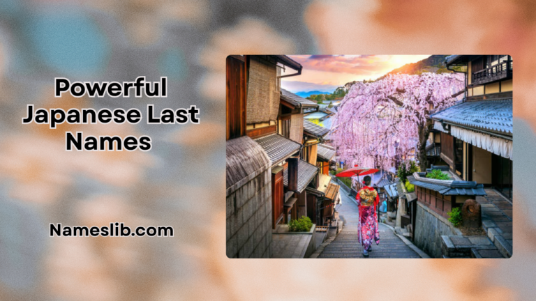 255+ Powerful Japanese Last Names with Meanings & Origins (2026)