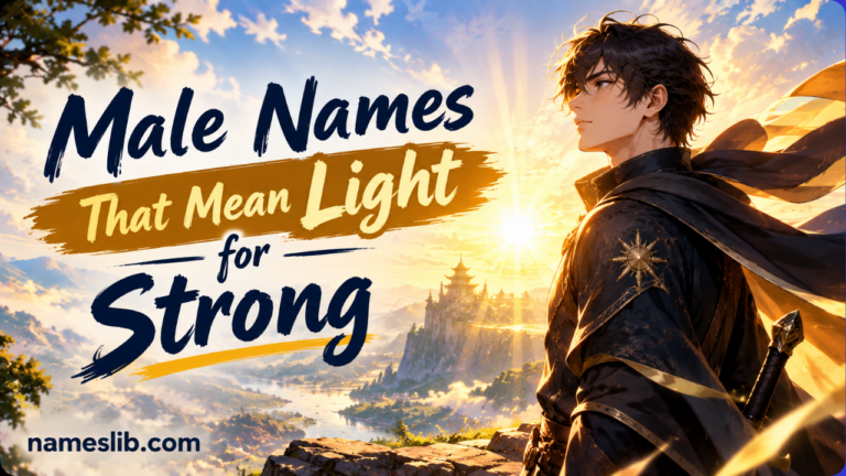 250+ Male Names That Mean Light for Strong & Bright Baby Boys in 2026