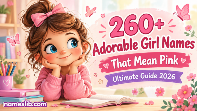 260+ Adorable Girl Names That Mean Pink Ultimate Guide 2026