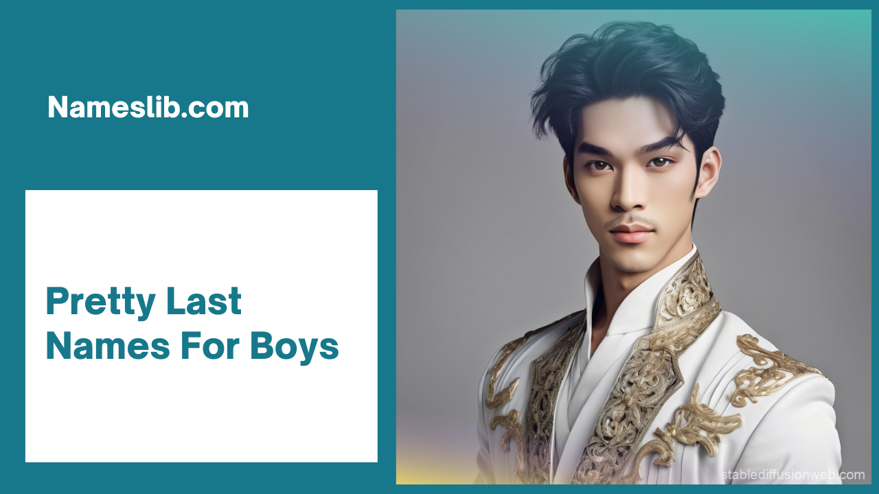 Pretty Last Names For Boys