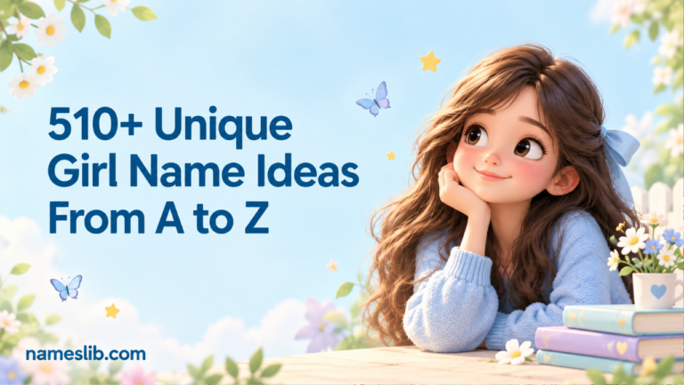510+ Unique Girl Name Ideas From A to Z
