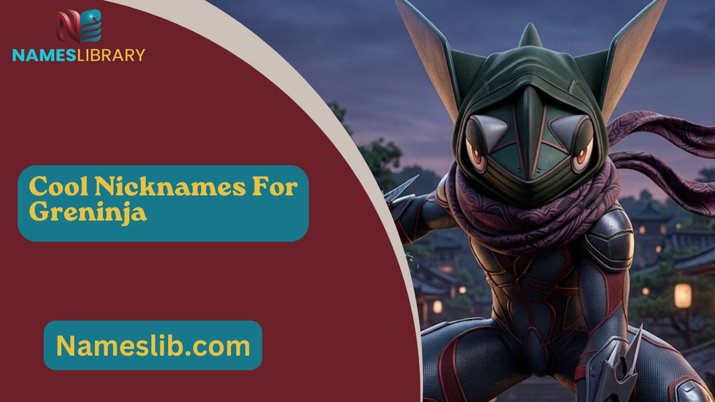 Cool Nicknames For Greninja