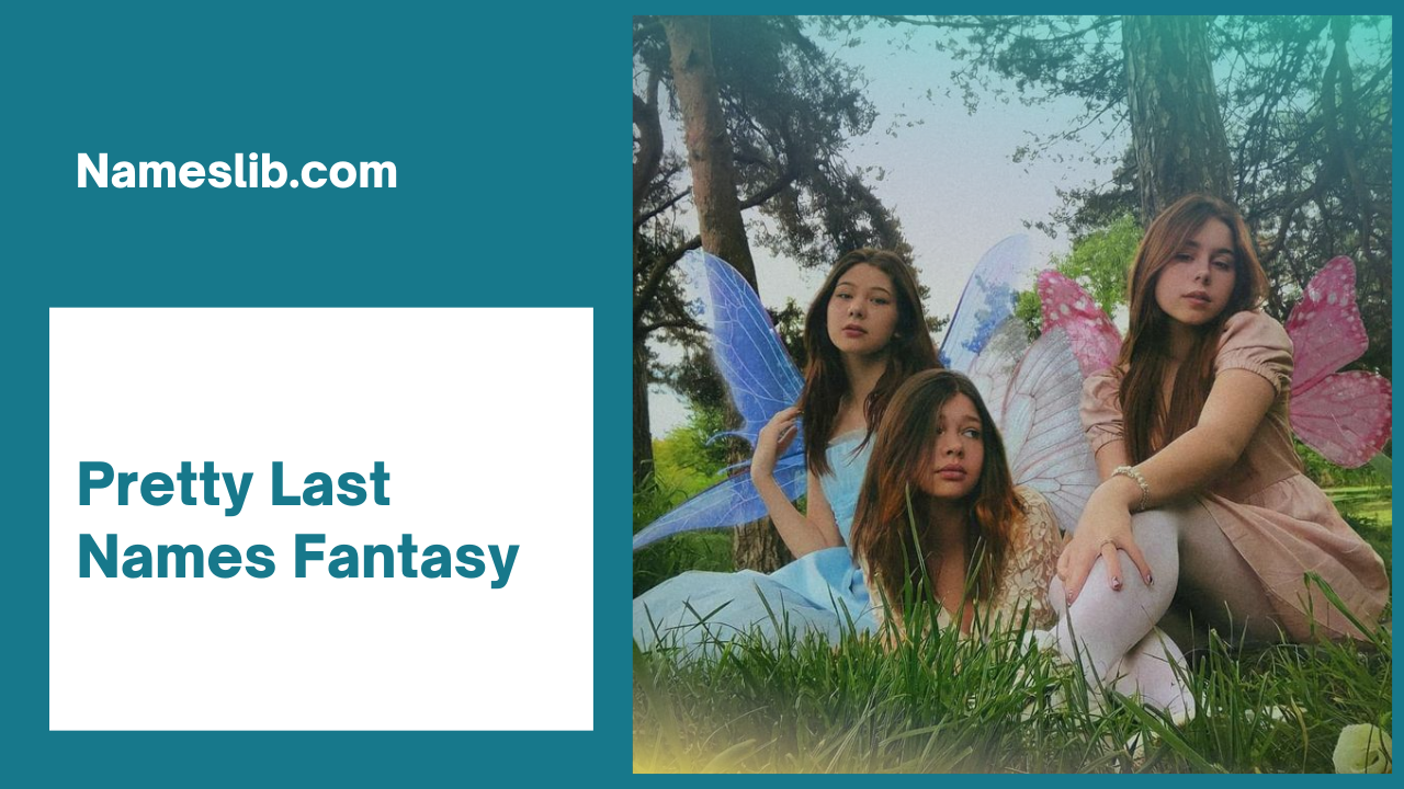 Pretty Last Names Fantasy