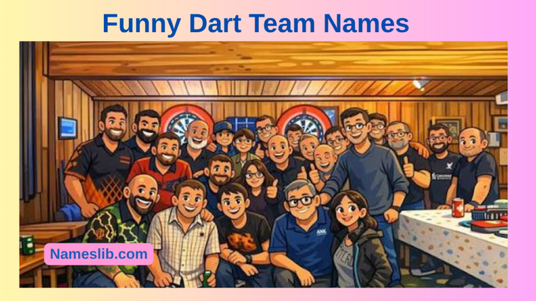 710+ Funny Dart Team Names Inappropriate, Catchy, Cool & Doubles Ideas (1)