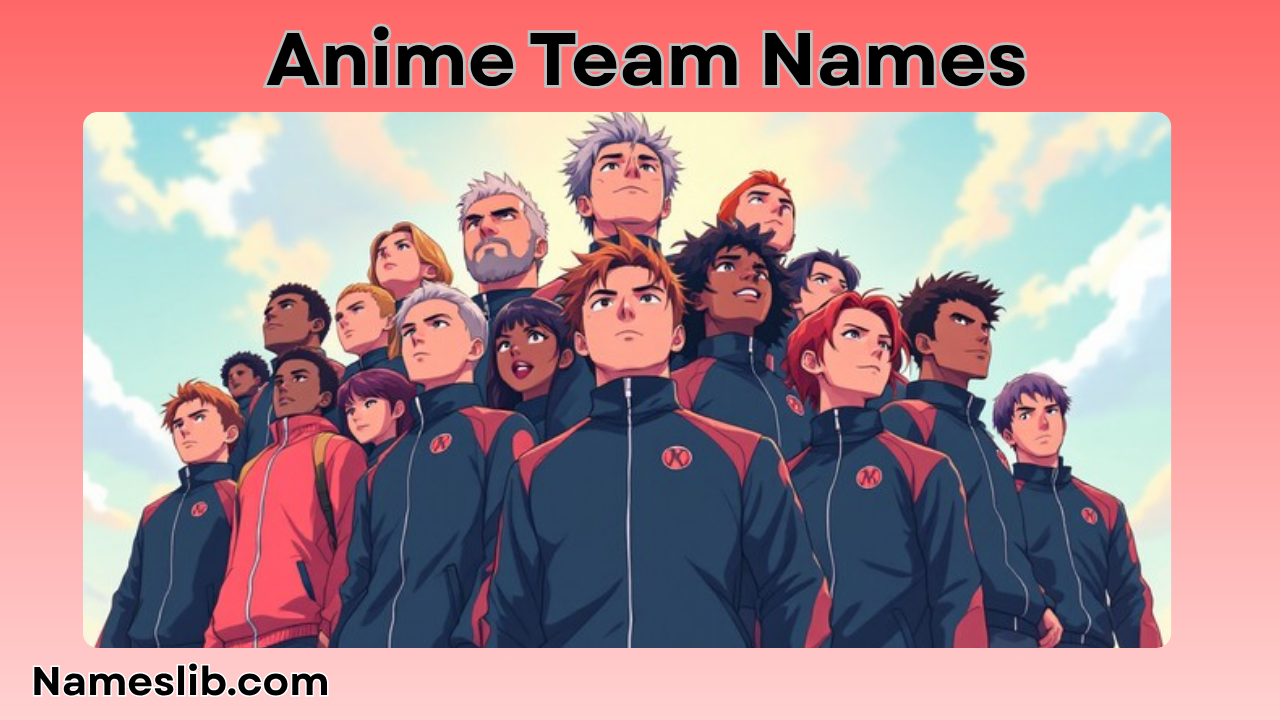 760+ Anime Team Names_ Cool, Japanese, Squad, Clan & Funny Ideas