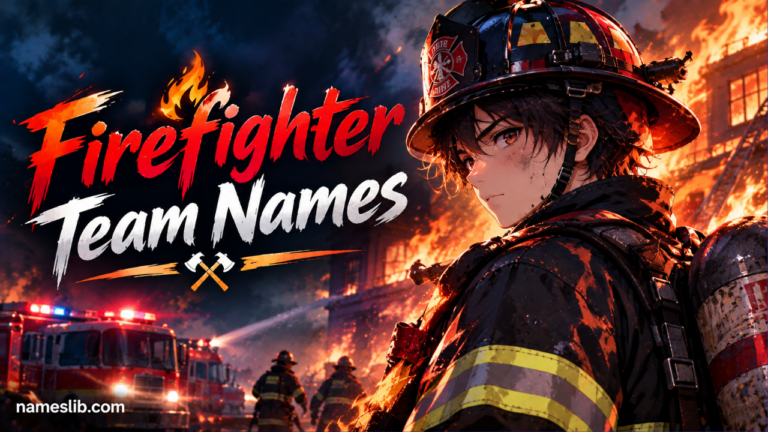 890+ Firefighter Team Names_ Funny, Brave & Creative Ideas