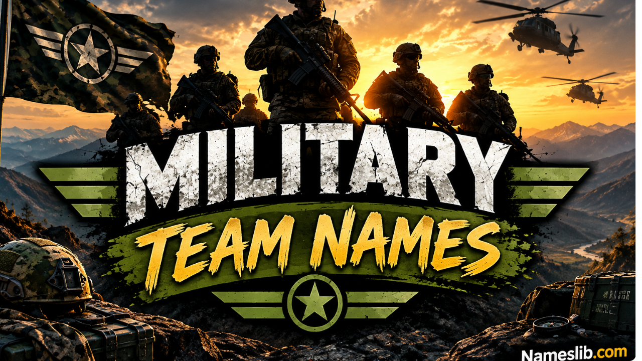 940+ Military Team Names_ Army Squad Names, Group Names & Special Forces Ideas