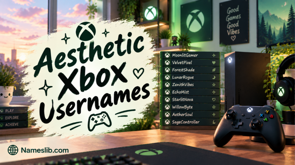 Aesthetic Xbox Usernames