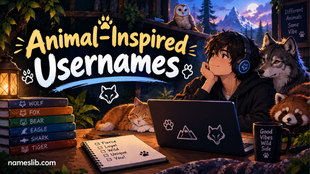 Animal-Inspired Usernames