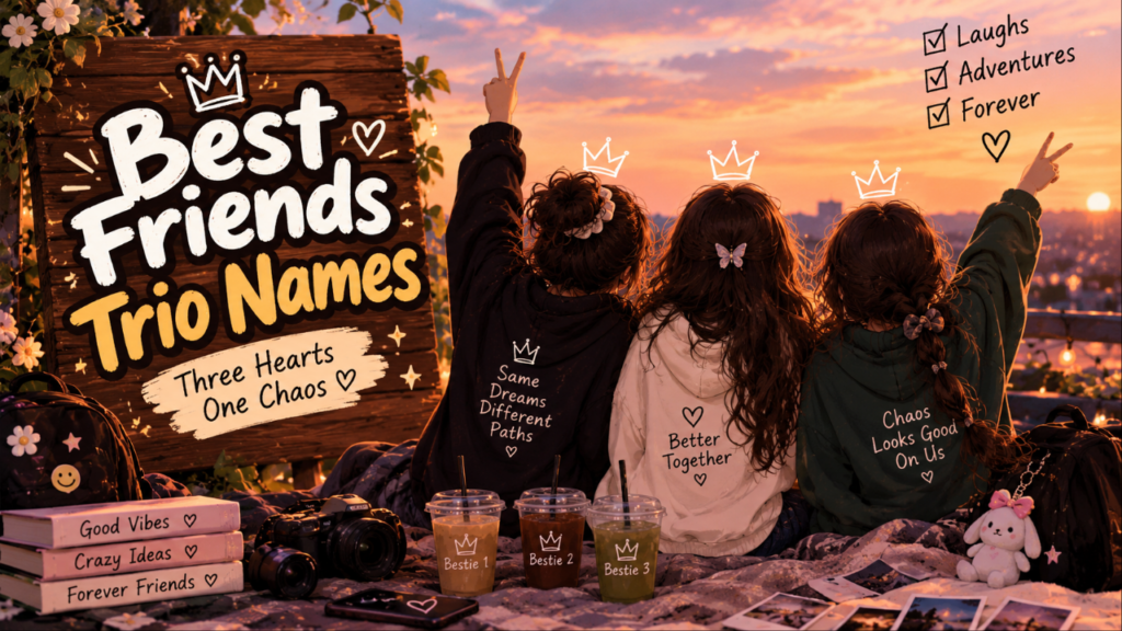 Best Friends Trio Names