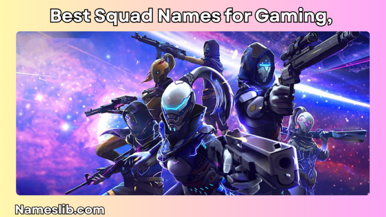 Best Squad Names for Gaming, Friends & Group Chats