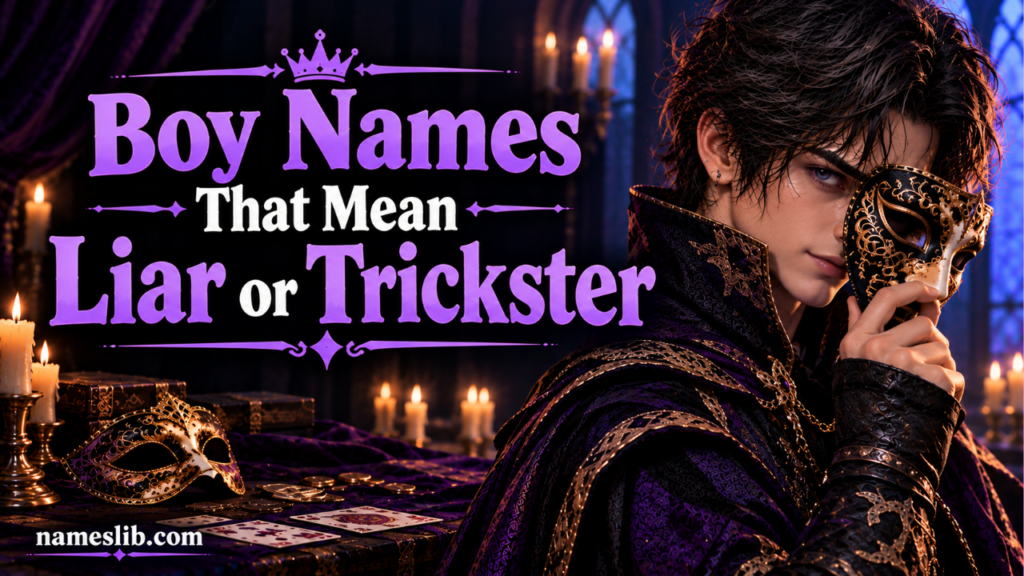 Boy Names That Mean Liar or Trickster