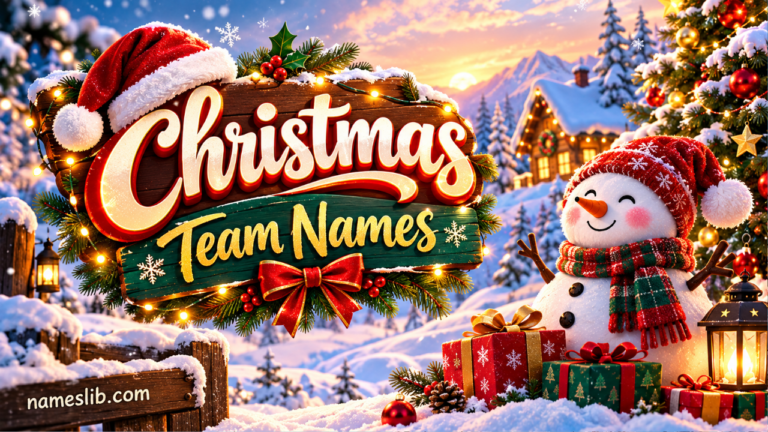Christmas Team Names for Office Parties, Quiz Nights and Family Chats