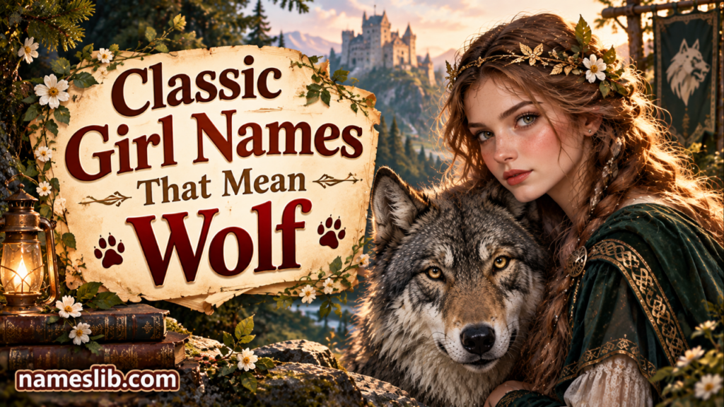 Classic Girl Names That Mean Wolf