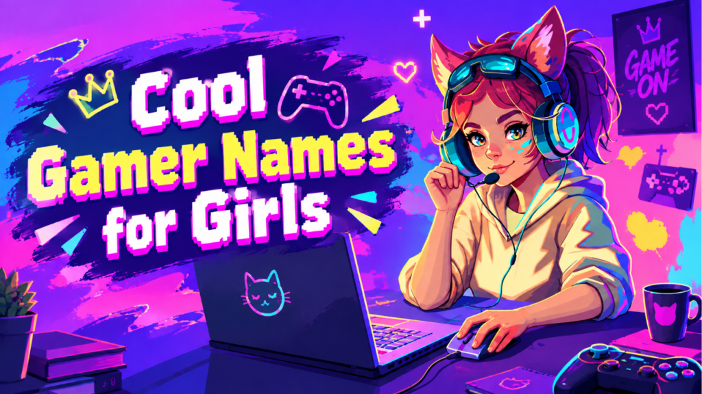 Cool Gamer Names for Girls