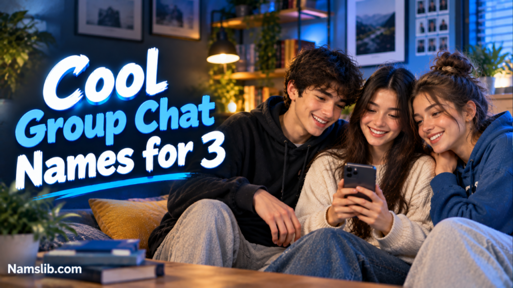 Cool Group Chat Names for 3
