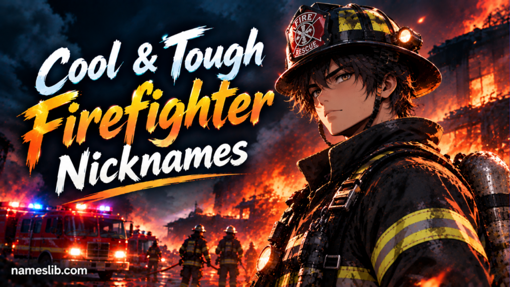 Cool & Tough Firefighter Nicknames