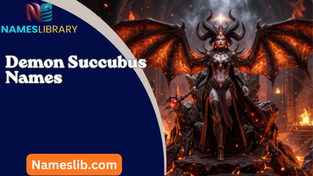 Demon Succubus Names