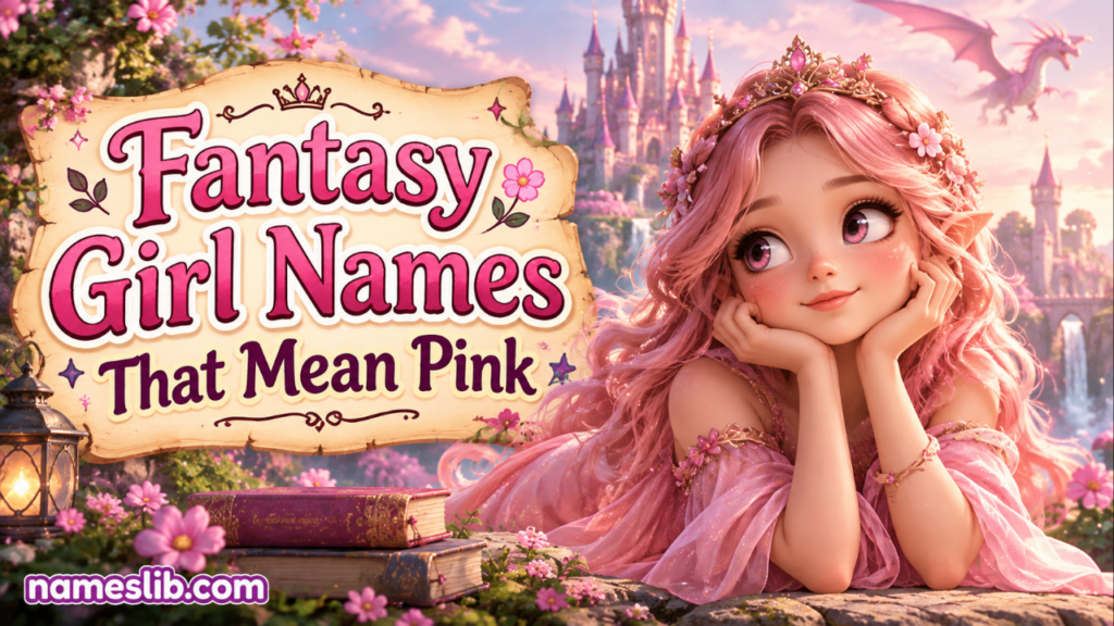 Fantasy Girl Names That Mean Pink
