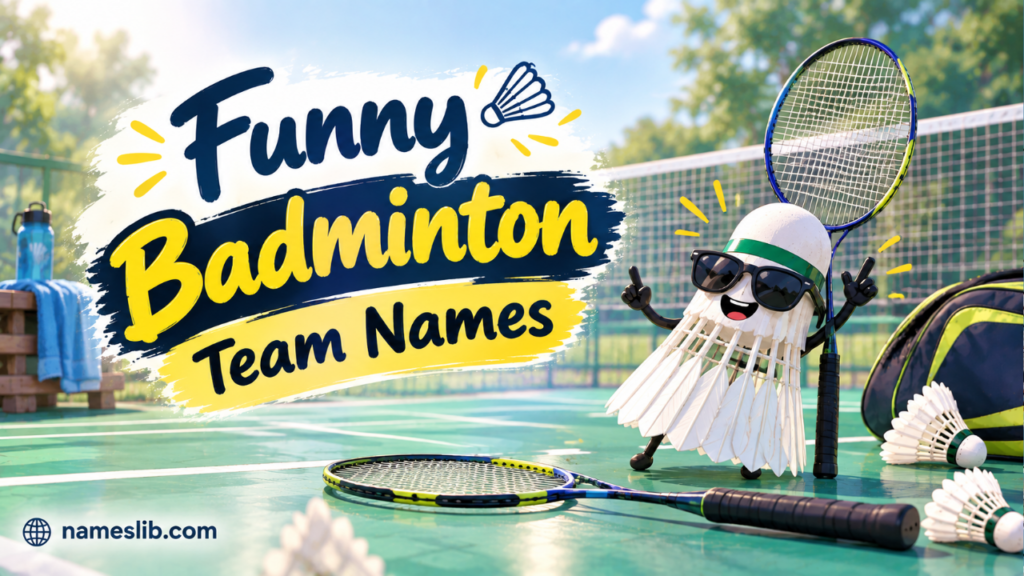 Funny Badminton Team Names