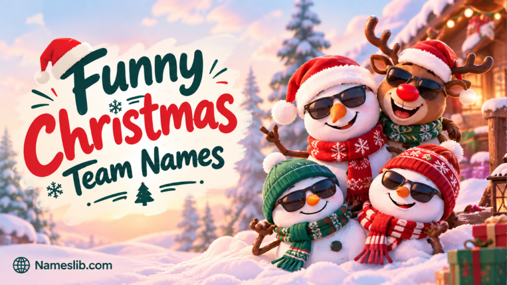 Funny Christmas Team Names