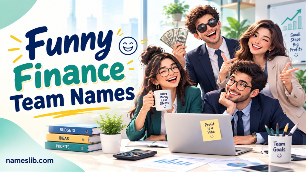 Funny Finance Team Names