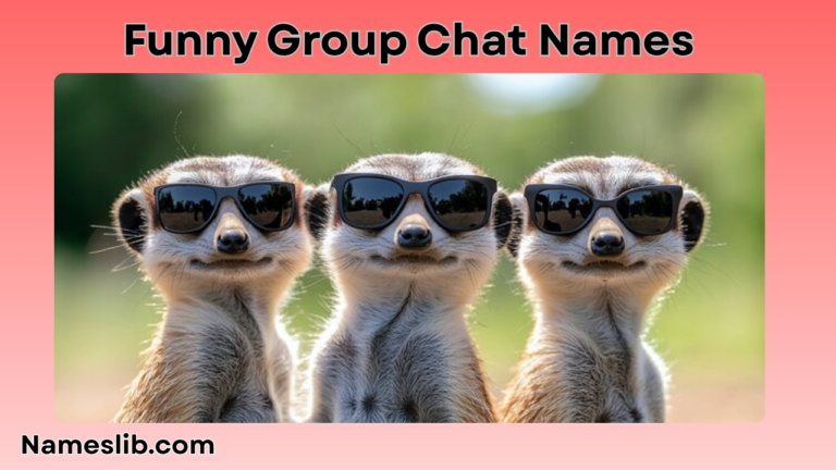 Funny Group Chat Names for 3 Friends
