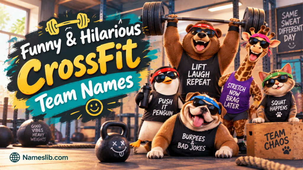 Funny & Hilarious CrossFit Team Names