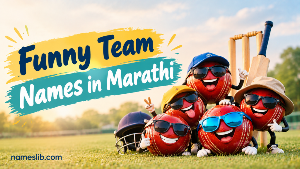 Funny Team Names in Marathi