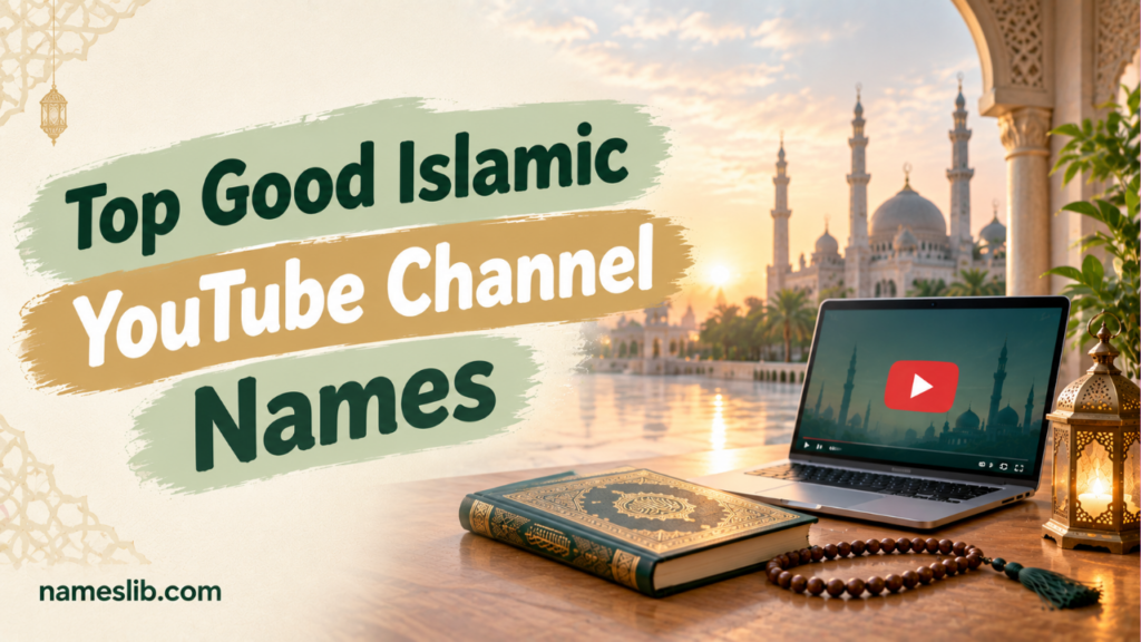 Top Good Islamic YouTube Channel Names