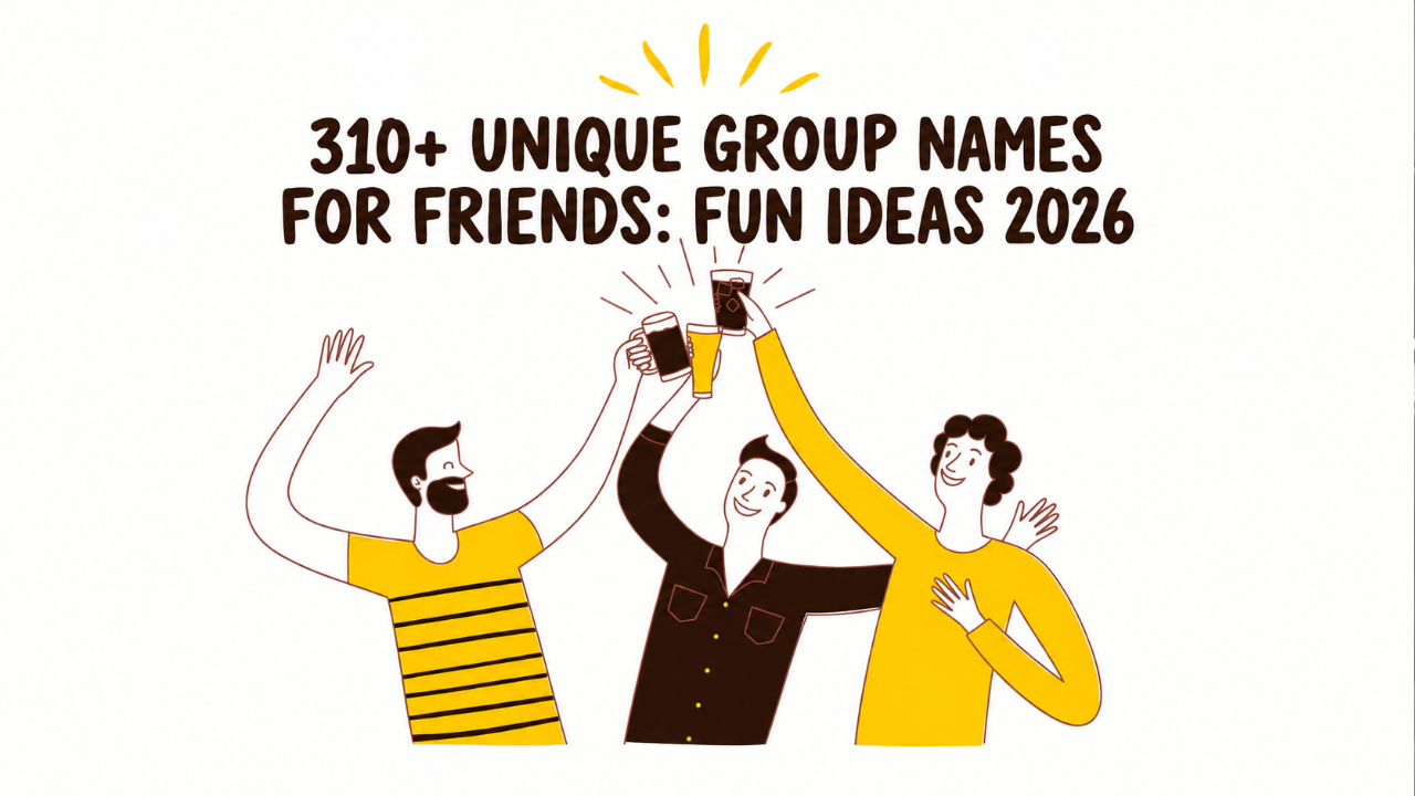 Funny Unique Group Names for Friends