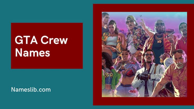 GTA Crew Names Not Taken