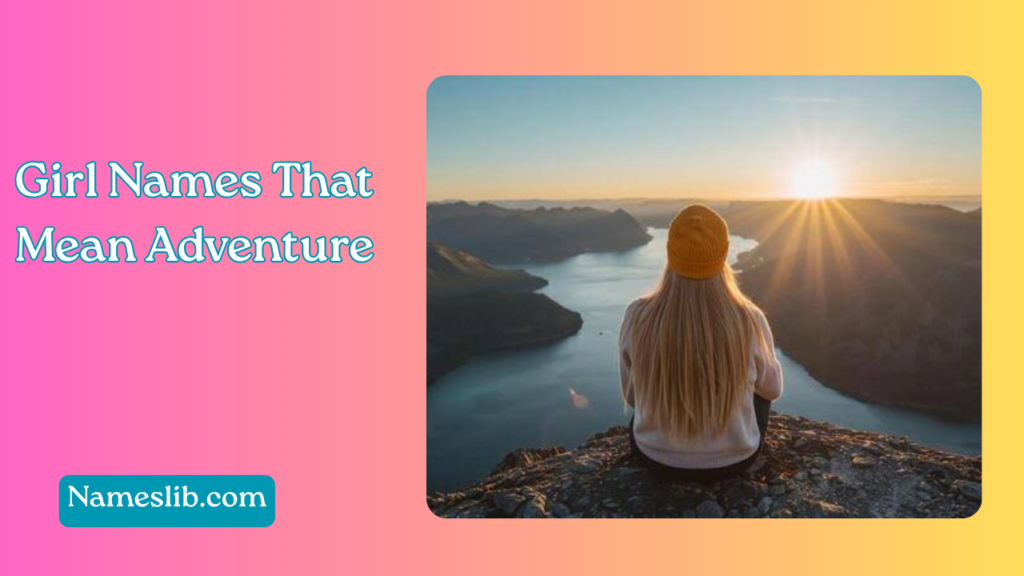 Girl Names That Mean Adventure