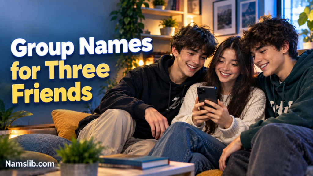 Group Names for Three Friends