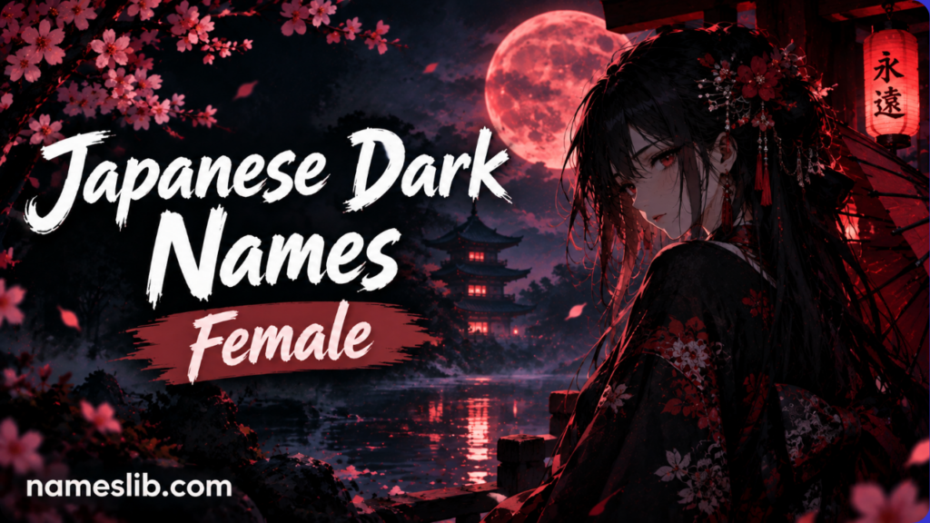 Japanese Dark Names Female