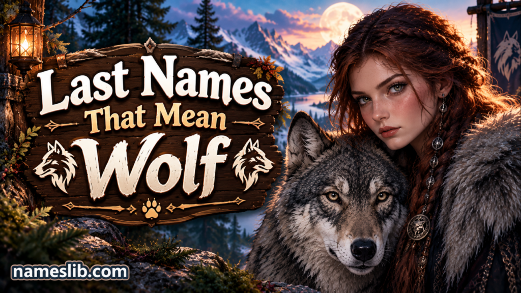 Last Names That Mean Wolf