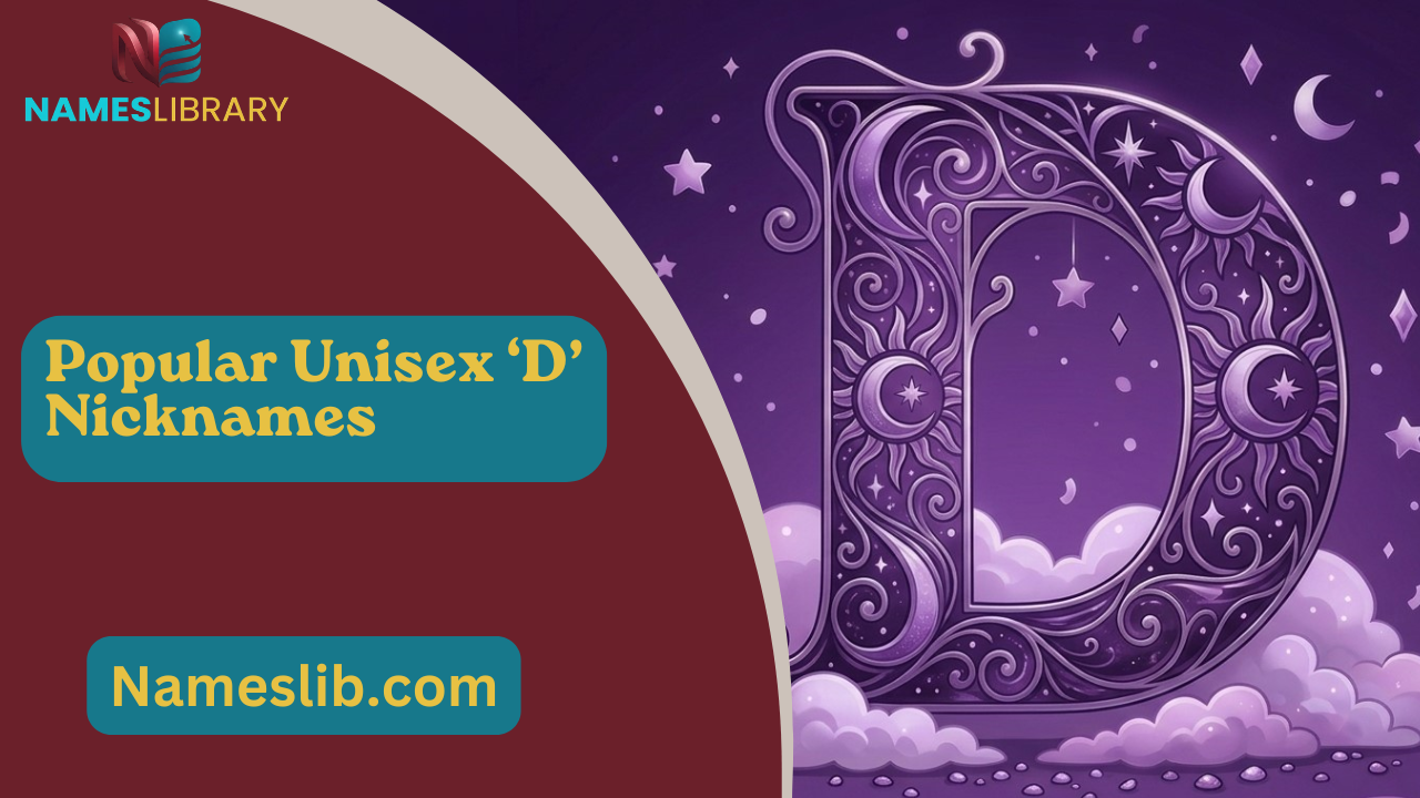 Popular Unisex ‘D’ Nicknames