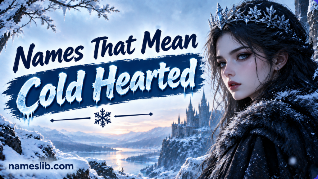 Names That Mean Cold Hearted