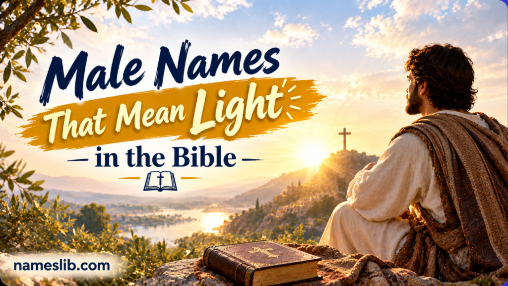 Male Names That Mean Light in the Bible