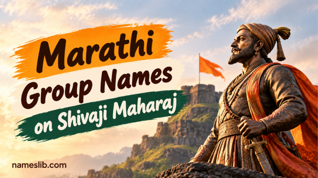 Marathi Group Names on Shivaji Maharaj
