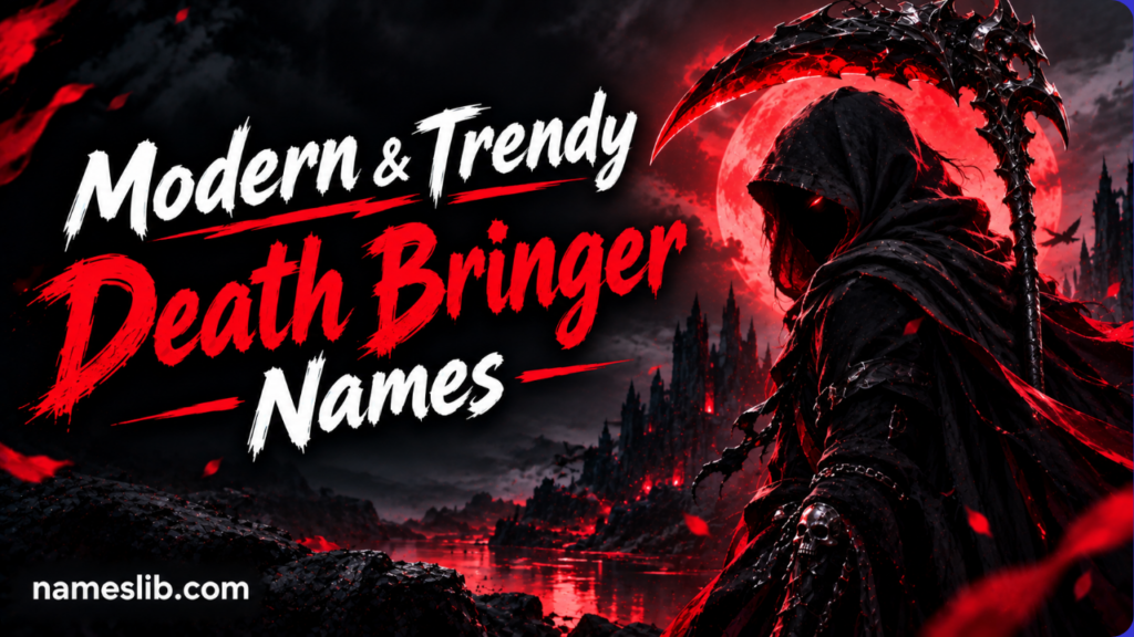 Modern & Trendy Death Bringer Names