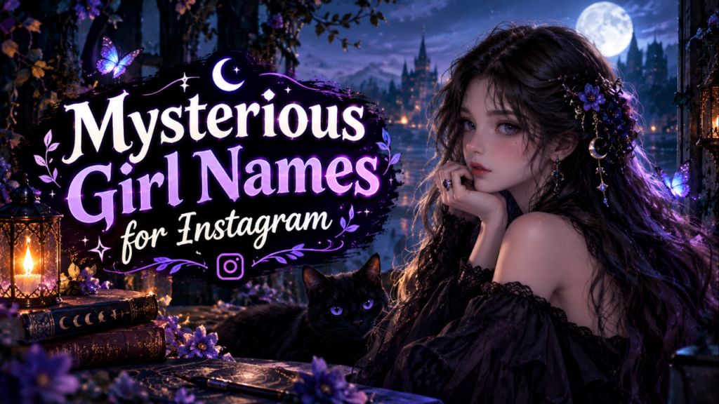 Mysterious Girl Names for Instagram