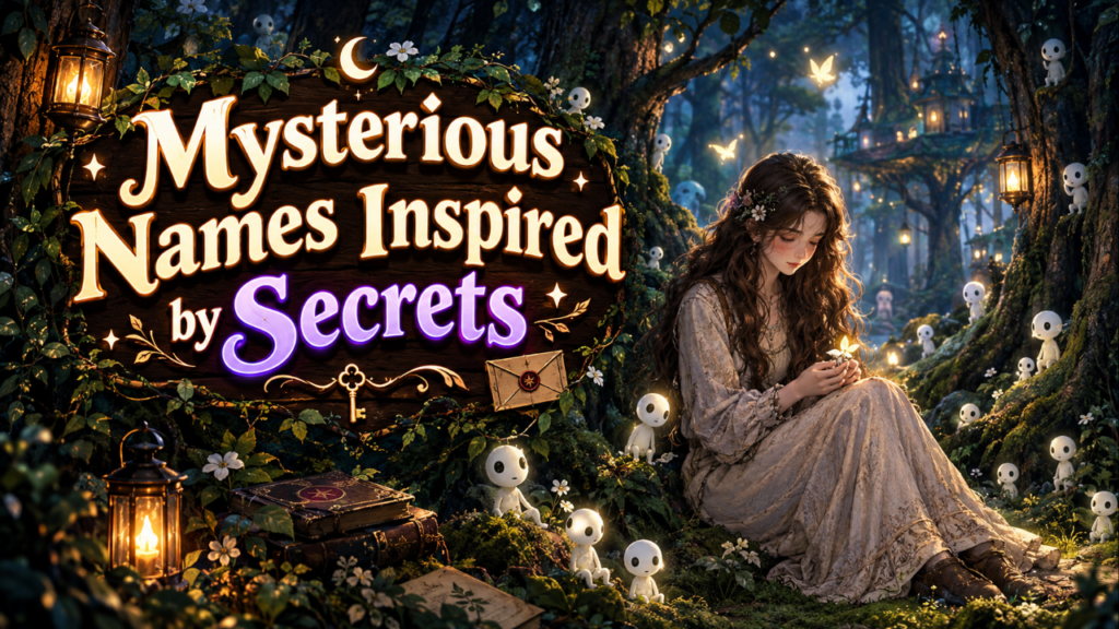Mysterious Names Inspired by Secrets