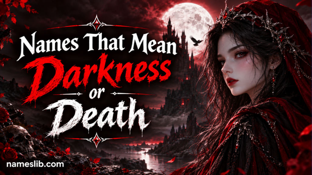 Names That Mean Darkness or Death